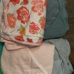 Four Cotton Baby Towels (NEW)