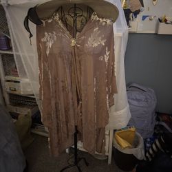 Womens Tan  printed wrap