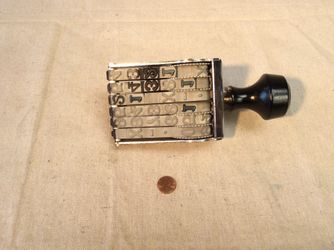 Number stamp
