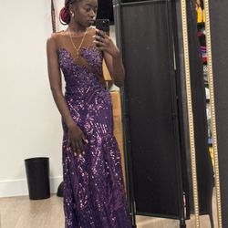 Royal Purple Homecoming/Prom Dress