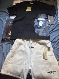 Bape shirt and essential short