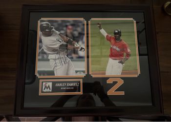 Autographed Frame Miami Marlins