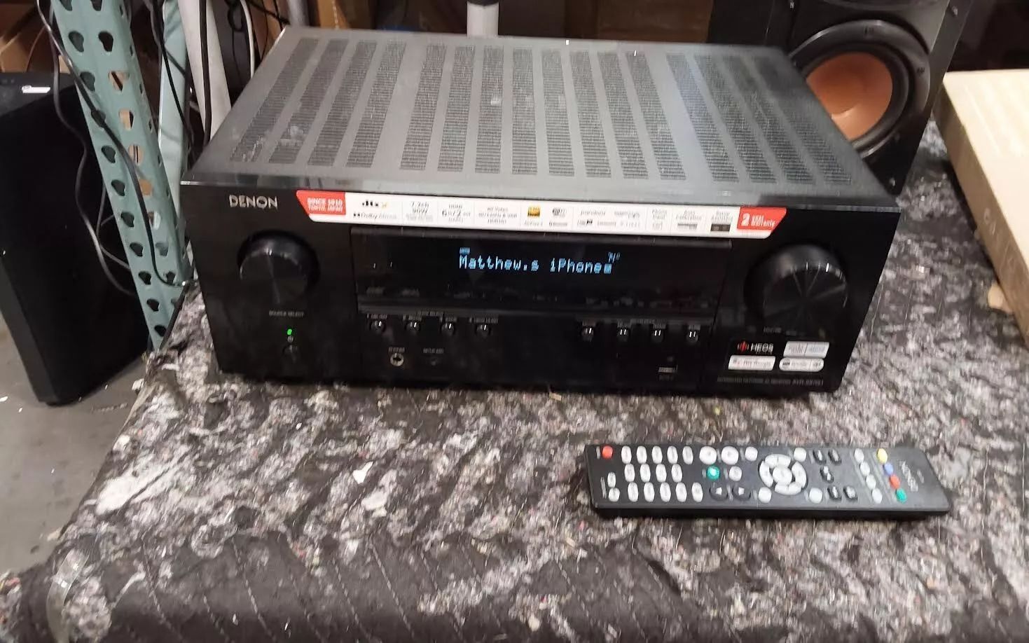 Denon AVR-S970H 7.2 Channel AV Receiver with DTS Virtual:X and Dolby Atmos