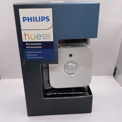 Philips Hue Smart Wireless Motion Sensor Accessories White 473389 New Open Box