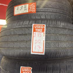 215/50/17 One Tire Used 🛞🦈