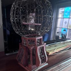 Vintage Wooden Bird Cage