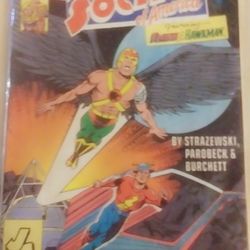 Justice Society of America Ft Flash And Hawkman