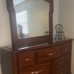 Solid Cherry Wood Furniture - Queen