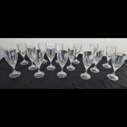 Mikasa Crystal Wine Glases