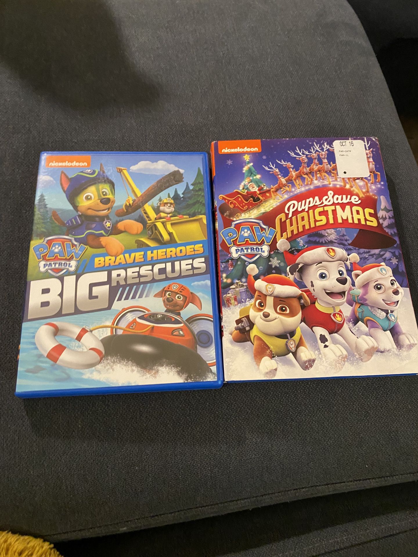 Nickelodeon Paw Patrol DVD’s