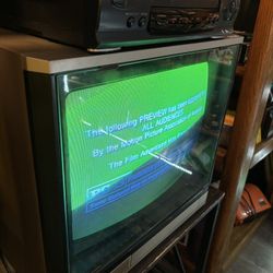 Mitsubishi Vintage CRT TV 