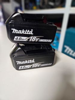 MAKITA 18V 4.0AH LITHIUM ION BATTERY NEW EACH BATTERY