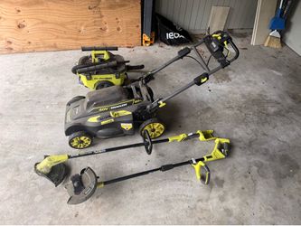 RYOBI mower trimmer edger