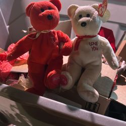 Limited Edition Valentines Day Beanie Babies