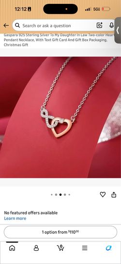 Heart pendent necklace
