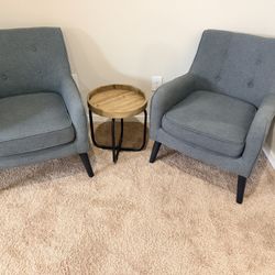 Two Chairs and  A Table