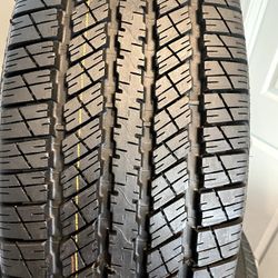 SET OF FOUR TIRES 265/70/17 GOODYEAR WRANGLER SEMI NEW 95% TREAD LIFE
