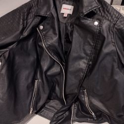 Woman's Plus 3xl Leather Jacket