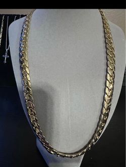 24” 11.5mm Gold FILLED MIAMI CUBAN Close Link with 14k Stamp!!!🔥🔥🔥🔥