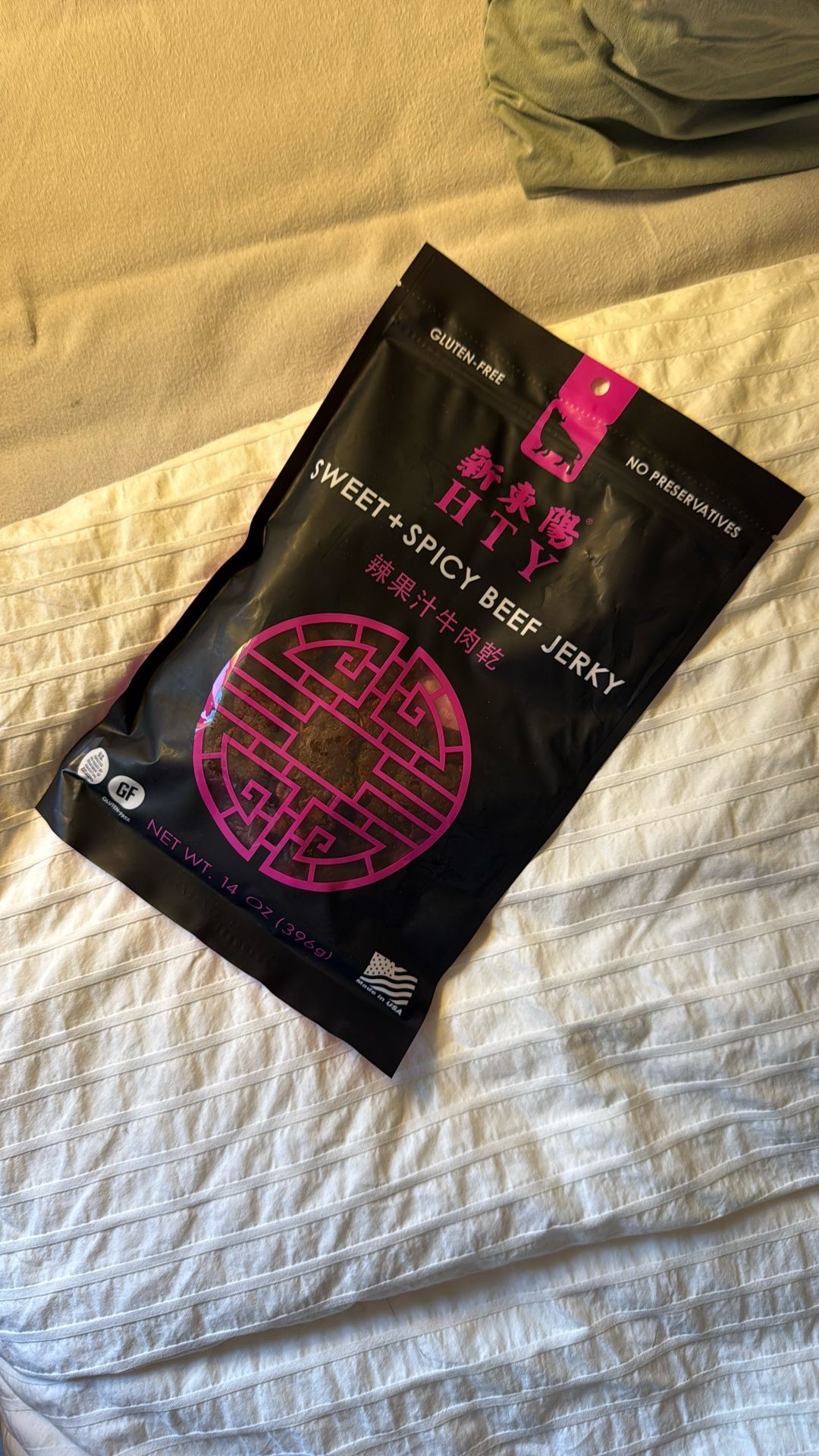 HTY Sweet + Spicy Beef Jerky