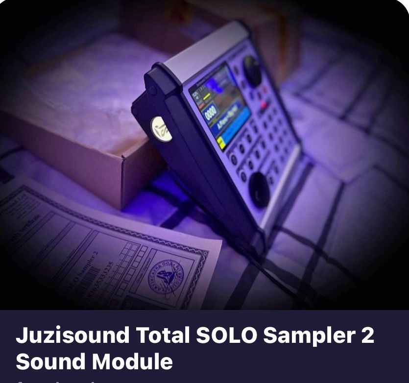 Juzisound Total Solo Sampler 2 Sound Module 