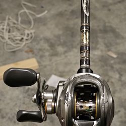 7'6 Medium Action Pole And Bass Pro Extreme Casting Reel