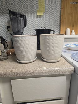Ceramic Planters Set Of 2