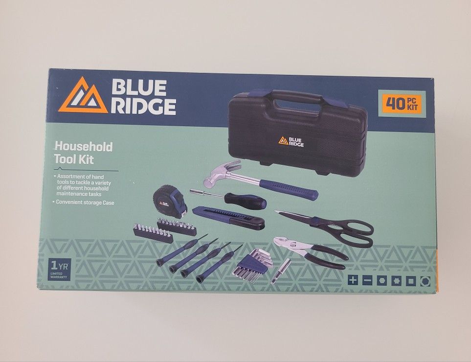Blue Ridge Tools - 40 pc household tool kit