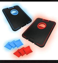 LED Light-Up Cornhole Board Set