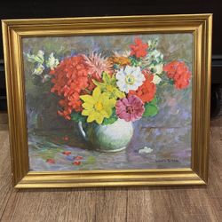 David Sing Flower painting 