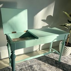 Plant Stand / Storage Bench. Antique Restored 