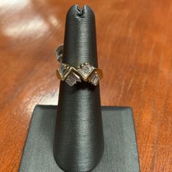 14K Yellow Gold Diamond Ring