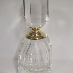 Beautiful Lead Crystal Perfume Bottle 