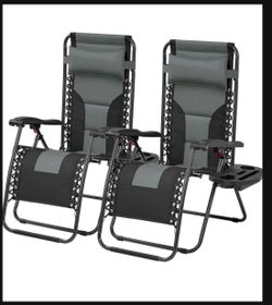 Set of 2 Foldable Padded Recliner - NEW in the box