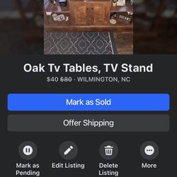 Wooden Tv Stand 