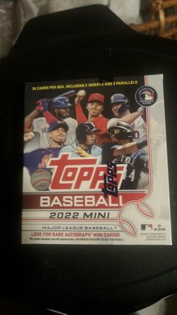 2022 Topps MINI MLB Baseball Sealed Box - Possible Witt & J Rodriguez RCs?