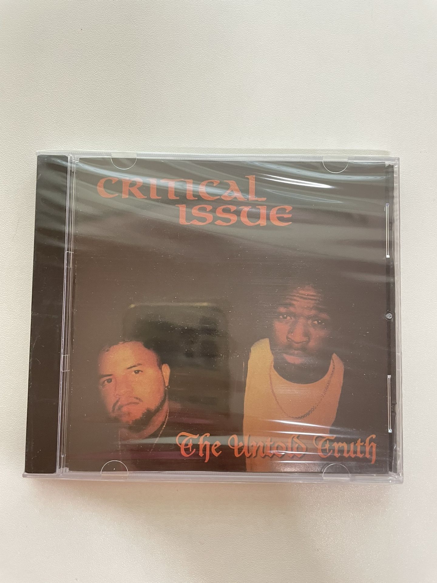 Critical Issue - The Untold Truth CD / Gangsta g-Rap, Hip Hop, Conscious g-funk