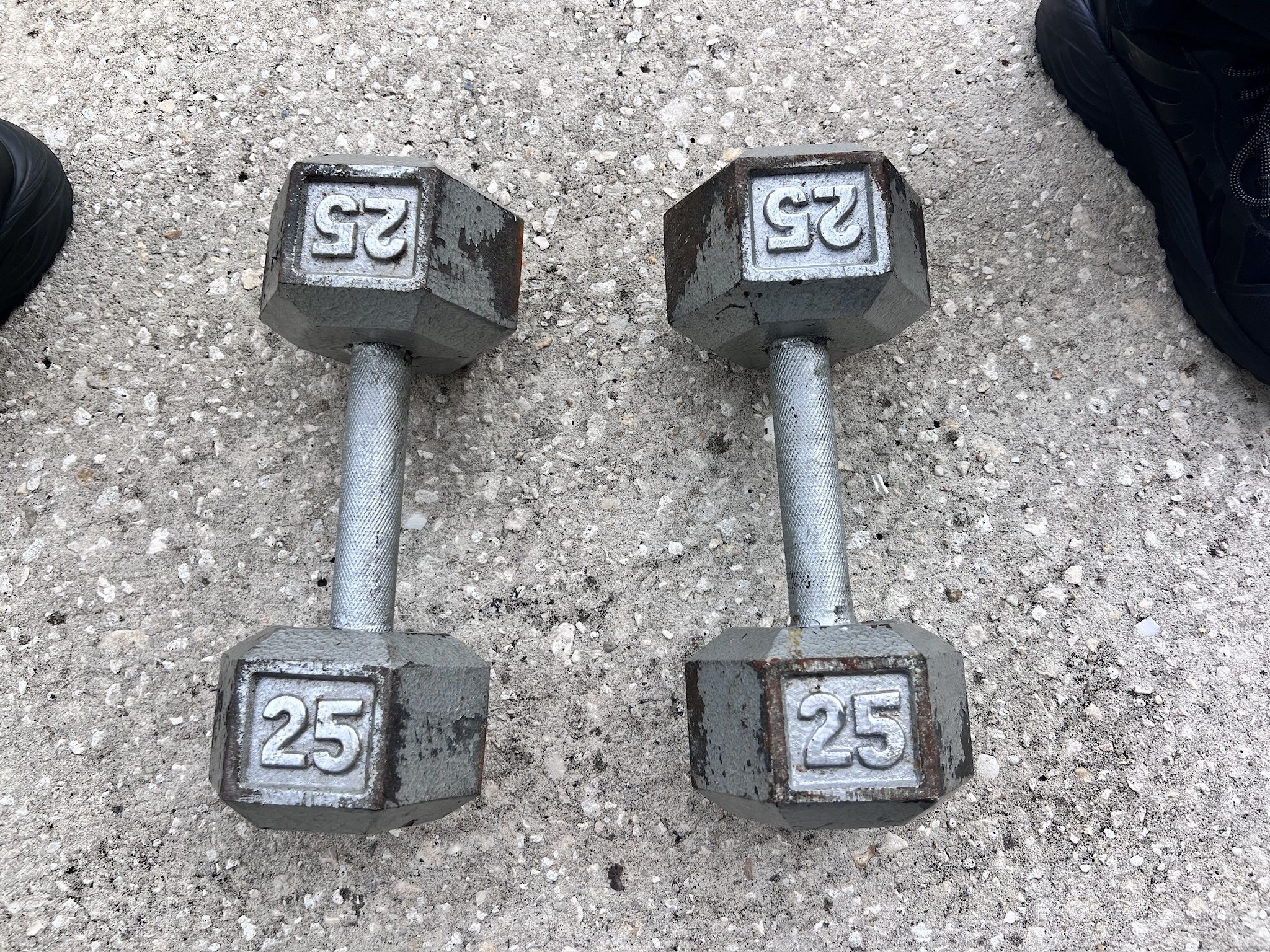 25 Pound Dumbbells
