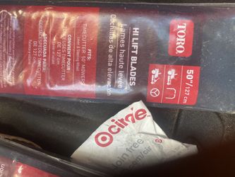 Toro 50in Blades Have 5 