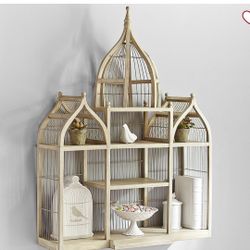 Pottery Barn Antique Birdcage Shelf