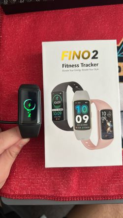 FITVII FINO 2 Slim Fitness Tracker, Smart Watch with Blood Oxygen, Sleep Monitor, 24/7 Heart Rate & Blood Pressure, IP68 Waterproof Health Activity Tr