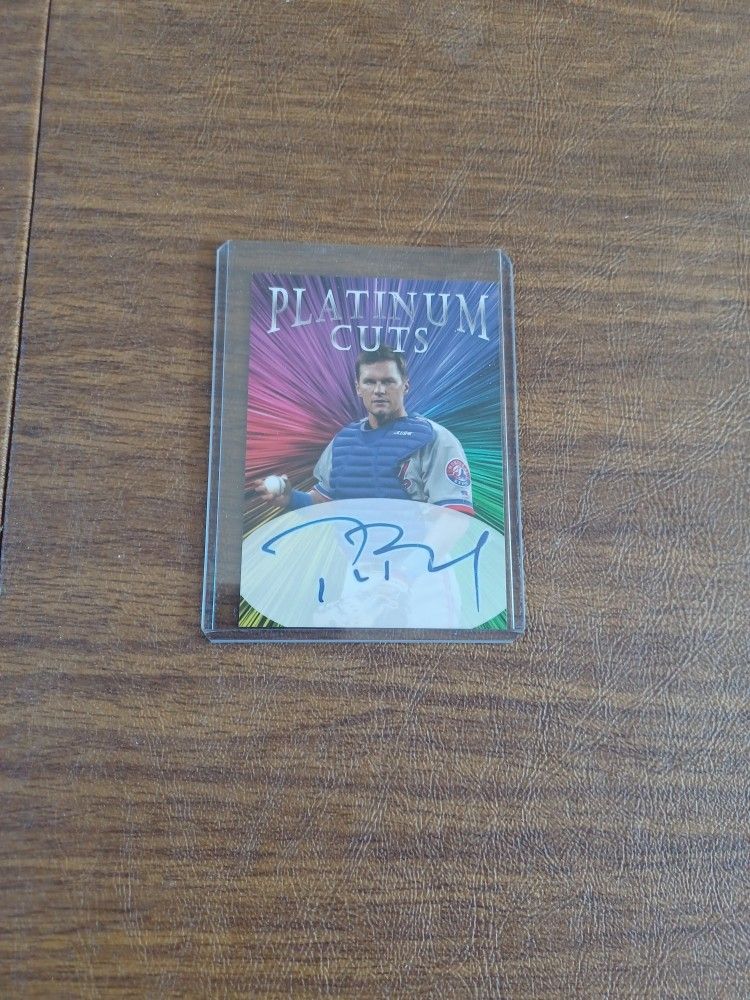Tom Brady Platinum Cuts Facsimile Auto Montreal Expos baseball Card Only 1,000 Made