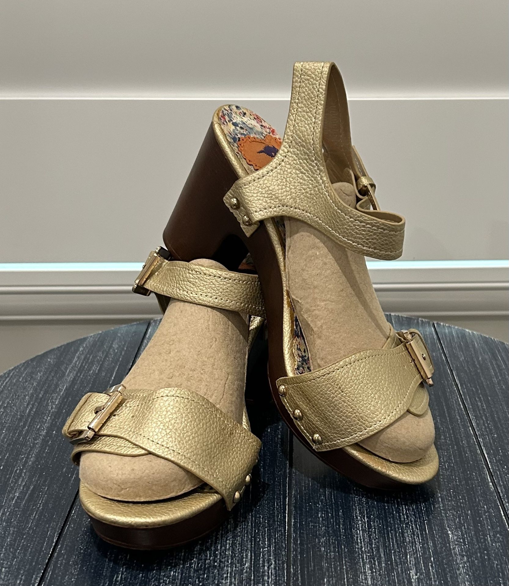 Rocket Dog Metallic Heels