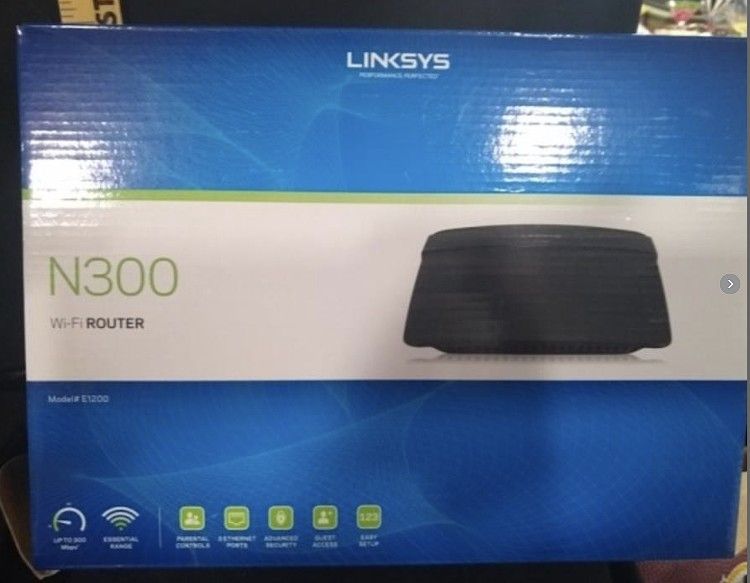 Linksys E1200 N300 Mbps 4-Port 10/100 Wireless N Router