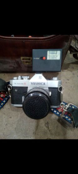 Vintage camera with lenses