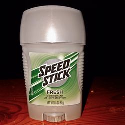 "Speed stick" (men deodorant) Scent: Fresh, 1.8 oz. info below