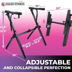 Liquid Stands Foldable Keyboard Stands 