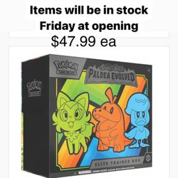 Pokemon Paldea Evolved Booster Pack Box Or Etb