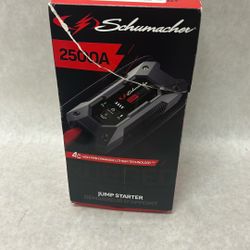 Schumacher 2500a jump starter 4C high performance lithium open box