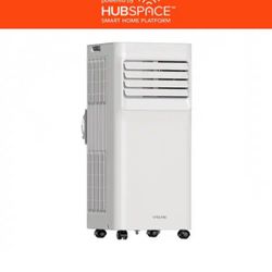 Vissani 6,000 (DOE) BTU 115-Volt Portable Air Conditioner Cools 250 sq. ft. with Remote in White, Po